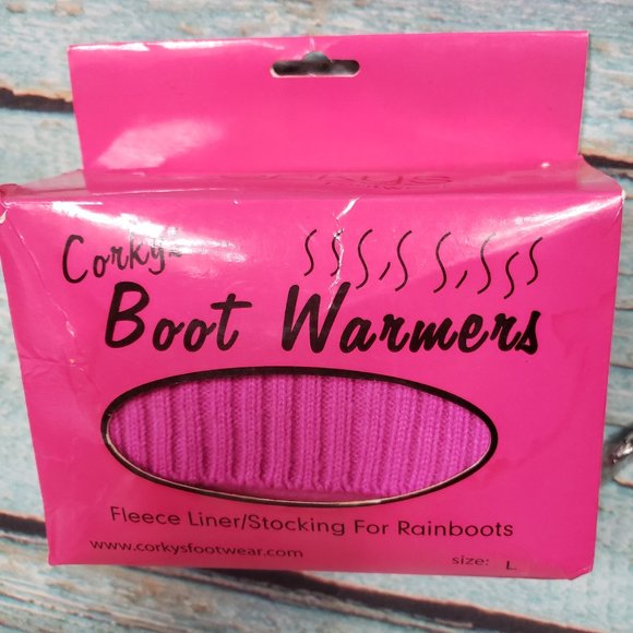 CORKYS - Ladies Fleece Boot Warmers Socks - Picture 1 of 3